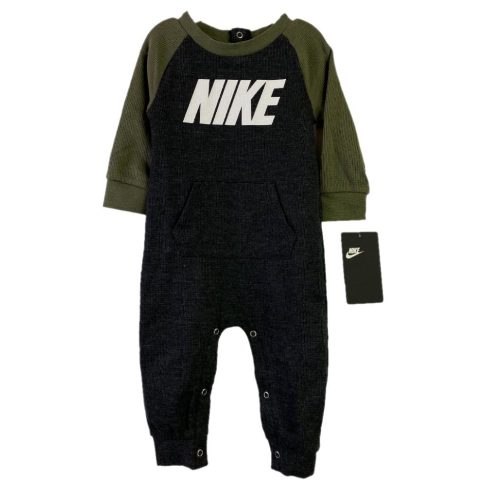 Nike Baby Long Sleeve Thermal Coverall Romper One